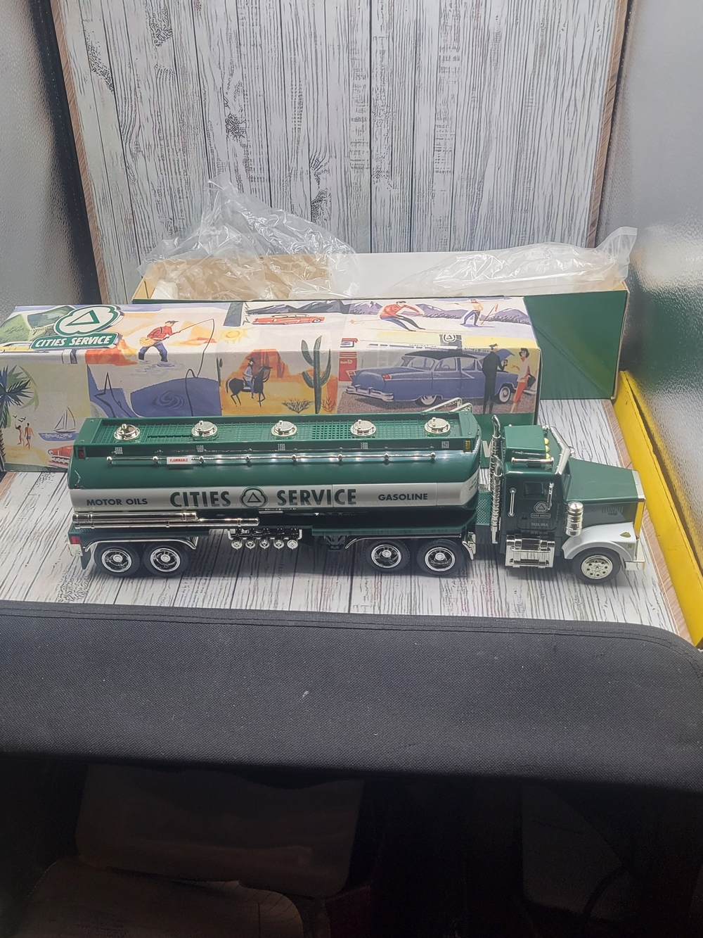 Vintage Ciries Service / Citgo Tanker Truck Coin Base